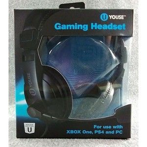 U Youse Adjustable Headband Gaming Headset & Mic for XBOX ONE PS4 PC Fortnite